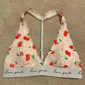 💰2/15💰VS Pink cherry patterned bralette
